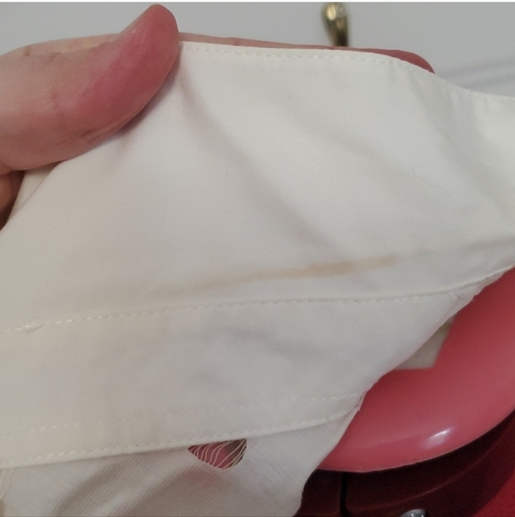 VTG 80s 90s Equipment Made In France Cotton Sheer Polka Dot Shirt - Picture 12 of 16